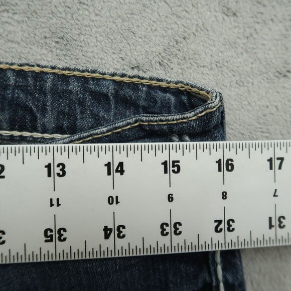 Big Star Jeans Women's 29 Mid-Rise Maddie Straight Denim 26.5" Inseam Distressed - Picture 2 of 16